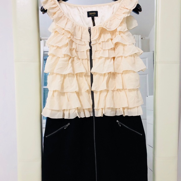 RUFFLE DRESS with zipper - Picture 2 of 6